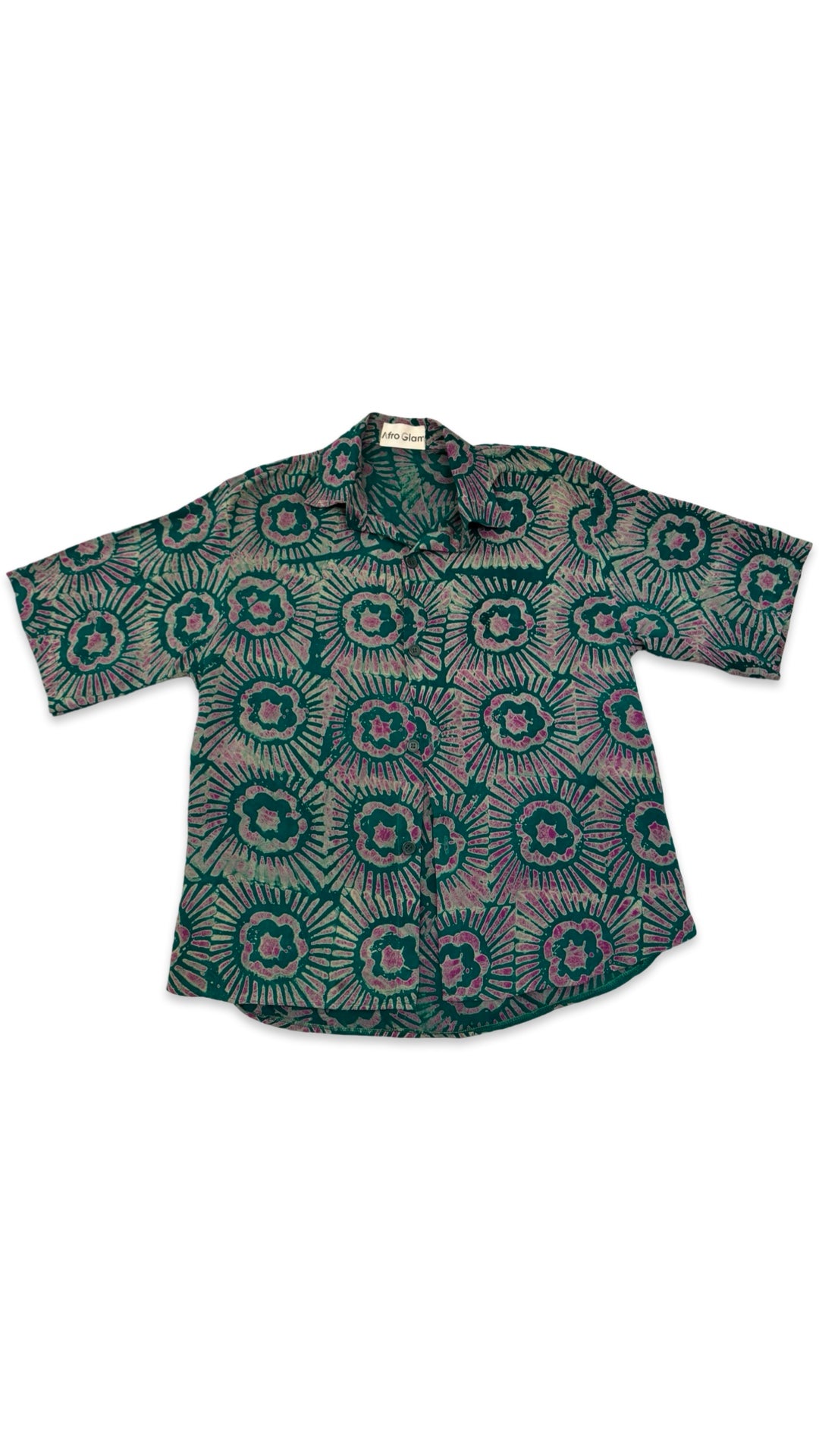 Kijani mviringo shirt