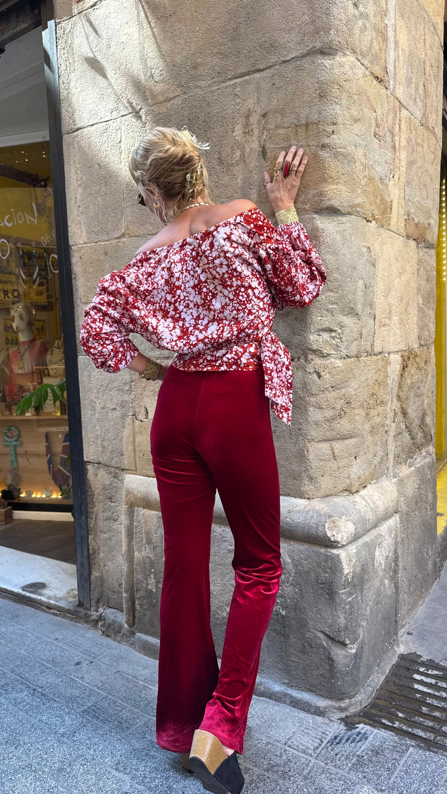 Msitu red blouse