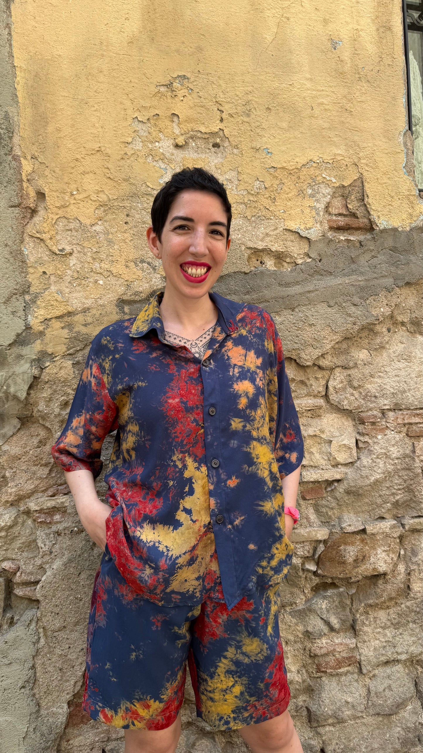 Wingu Marjani Shirt & short (conjunto)