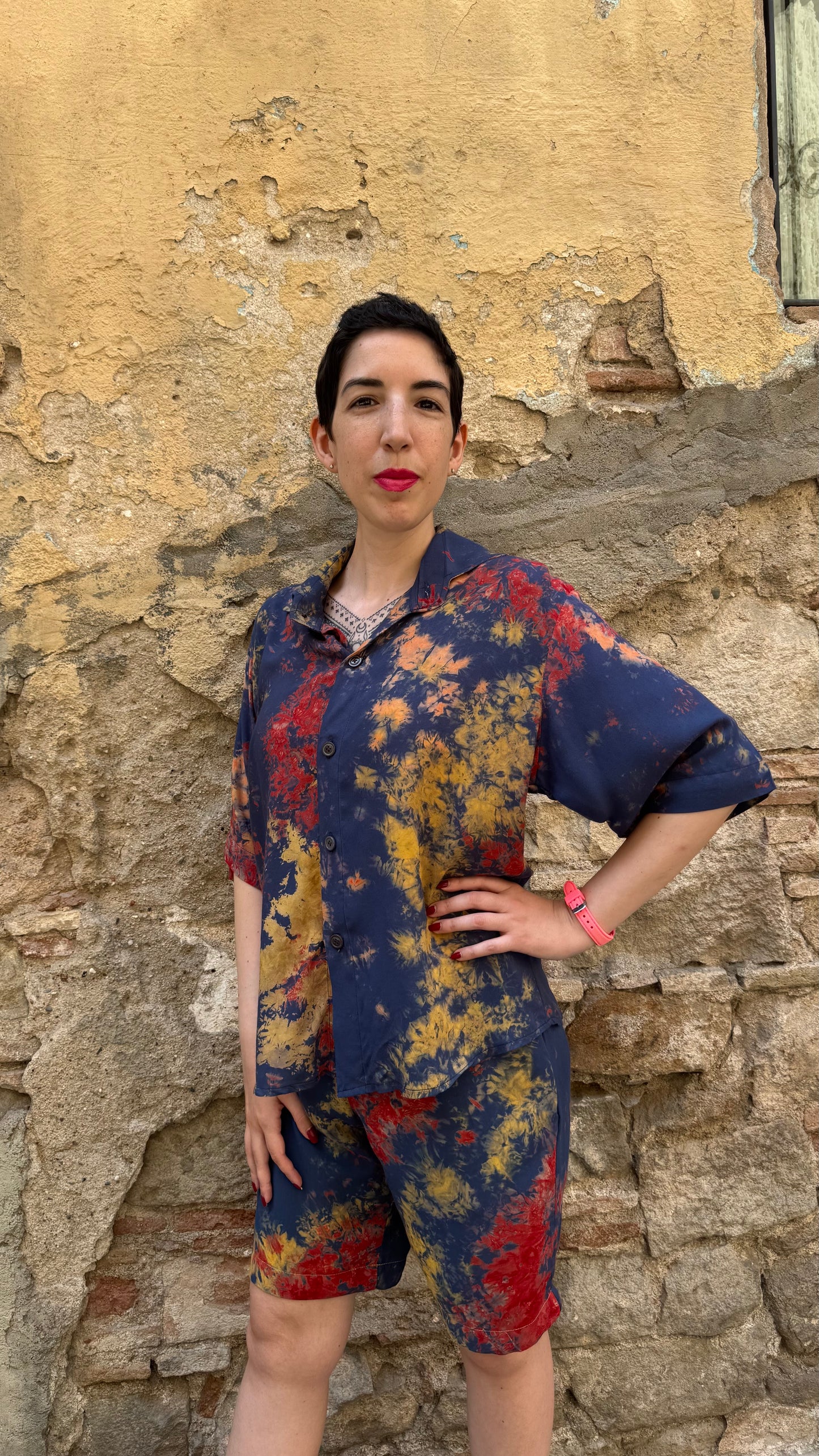 Wingu Marjani Shirt & short (conjunto)