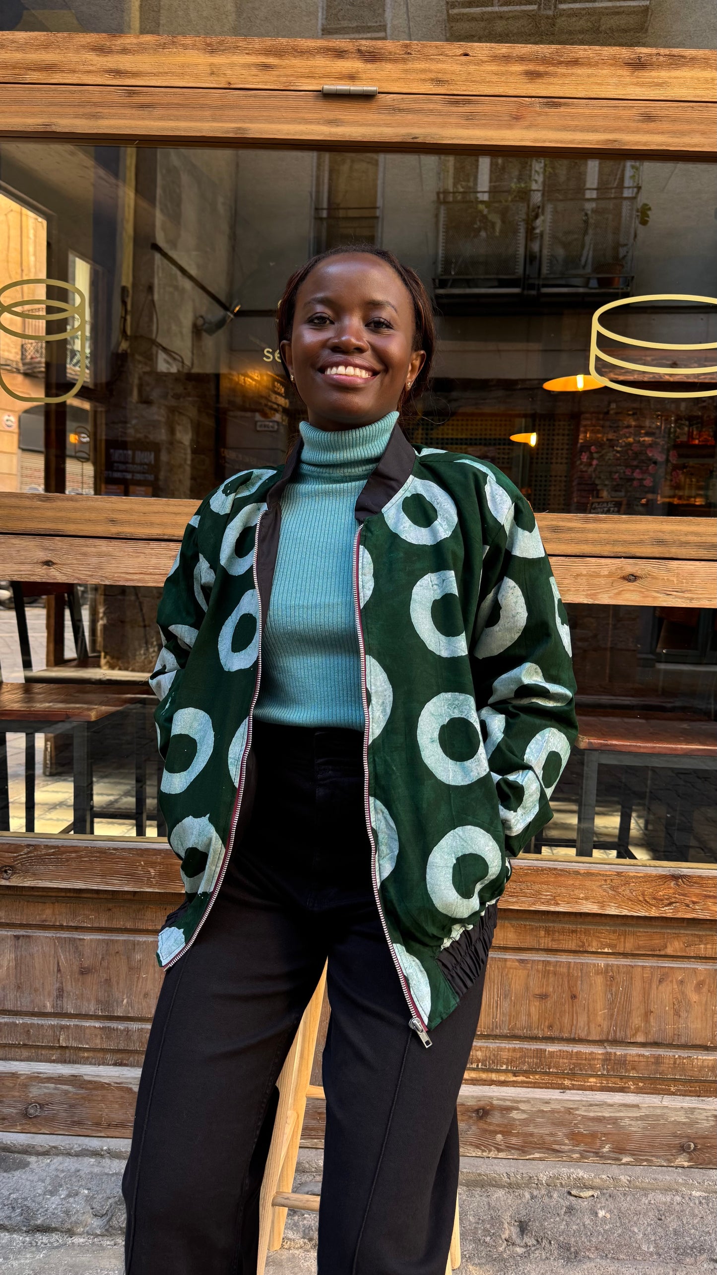 Kijani Nyeupe Donati Jacket