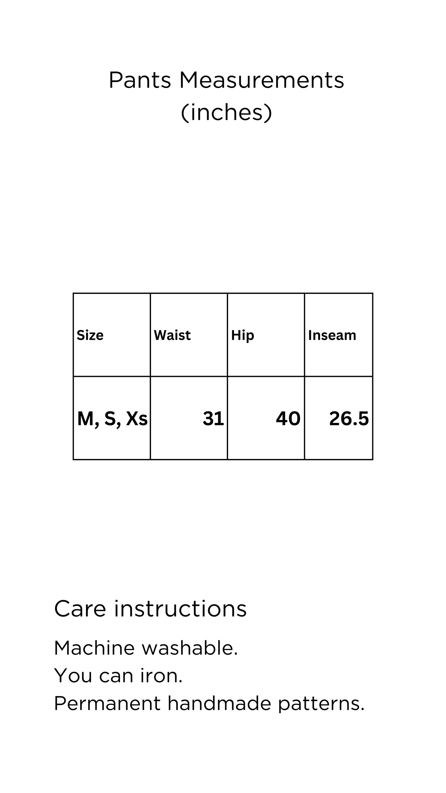 Mtama 100% Cotton Pants