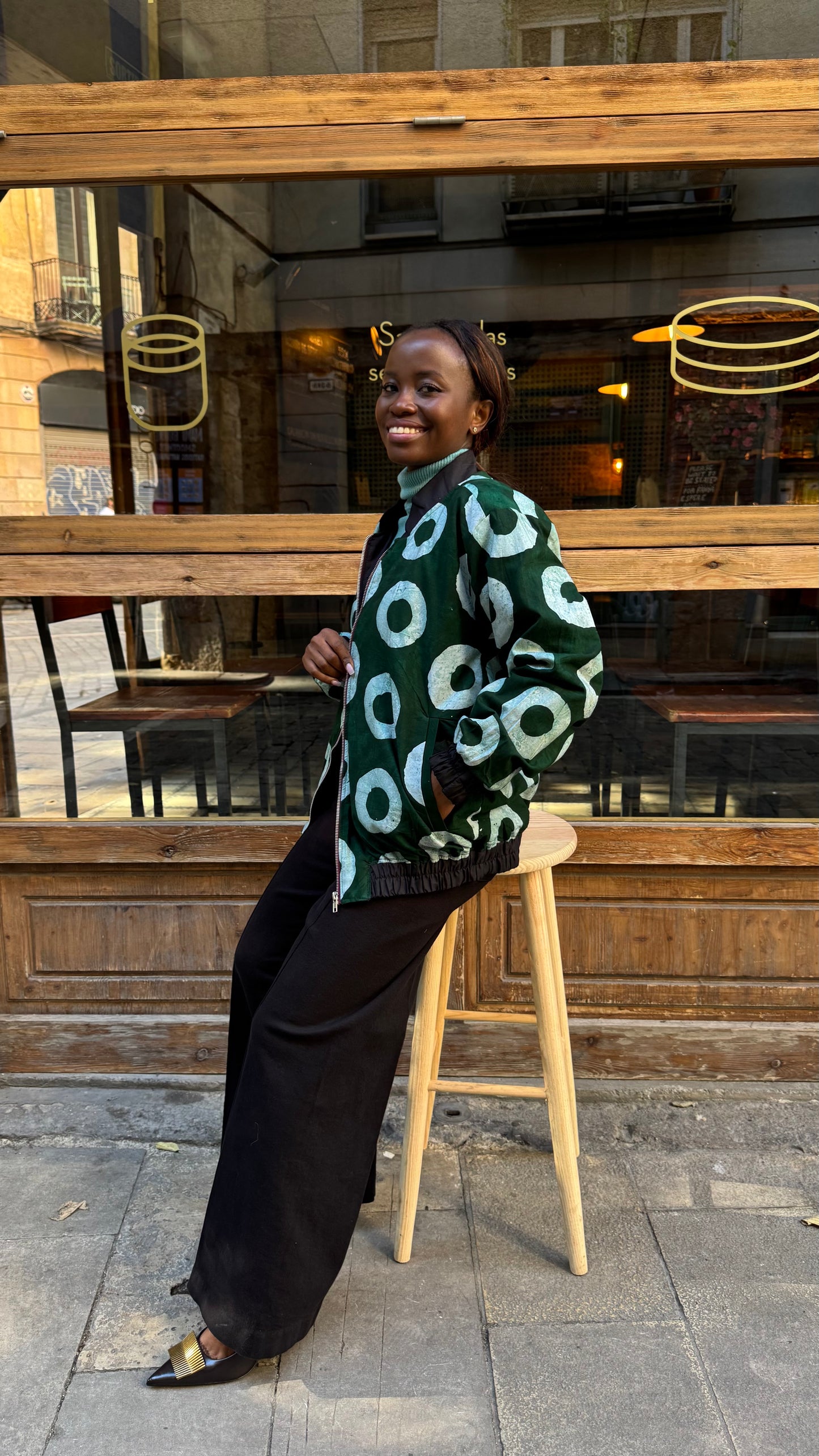 Kijani Nyeupe Donati Jacket