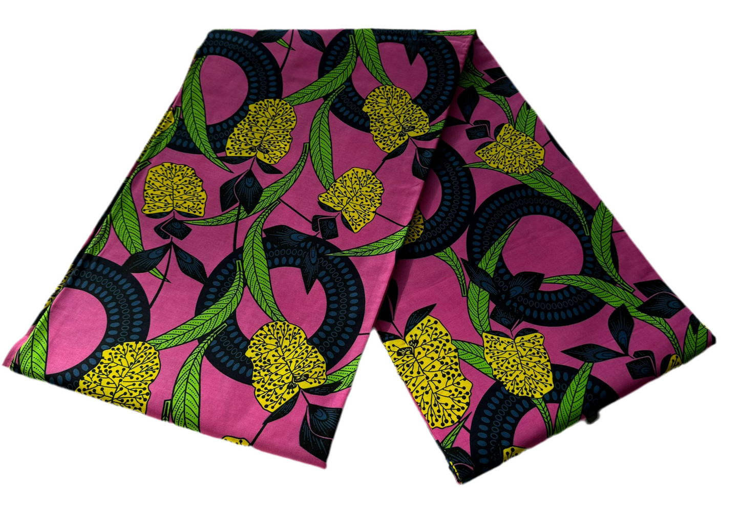 100% cotton Kitenge Kijani