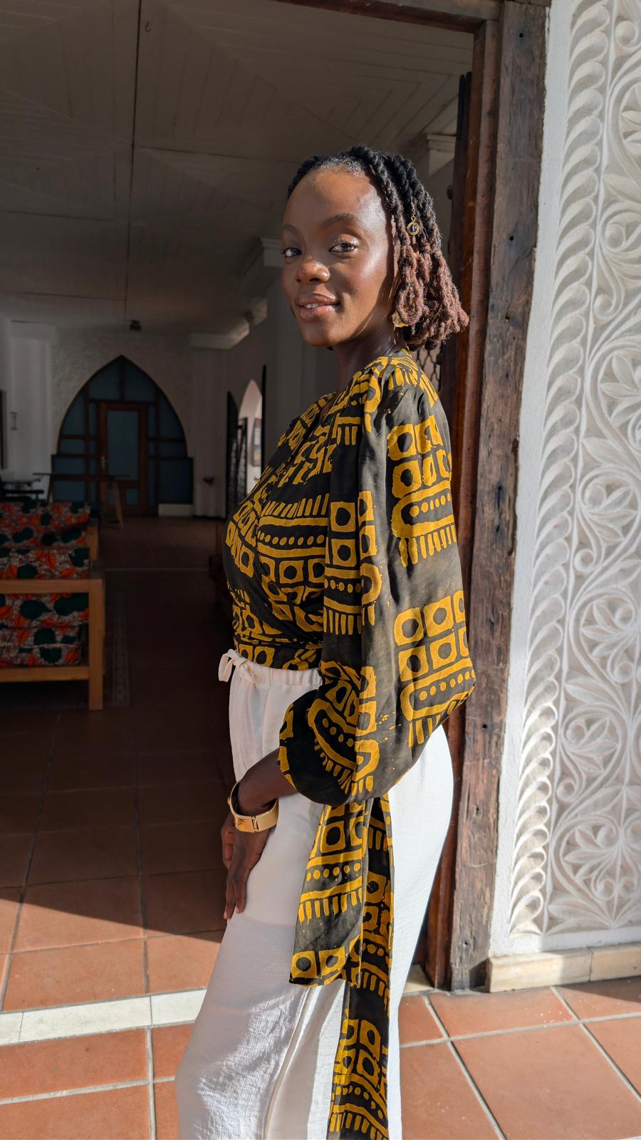 Wakati 100% bamboo blouse