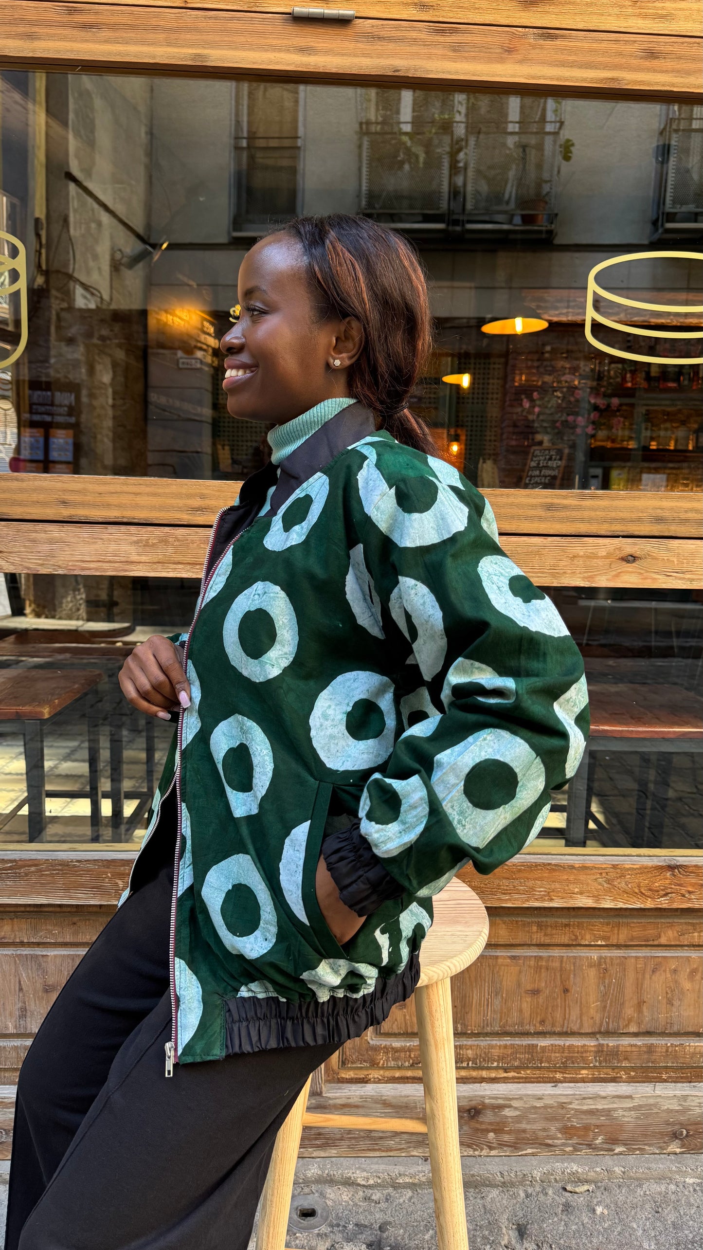 Kijani Nyeupe Donati Jacket