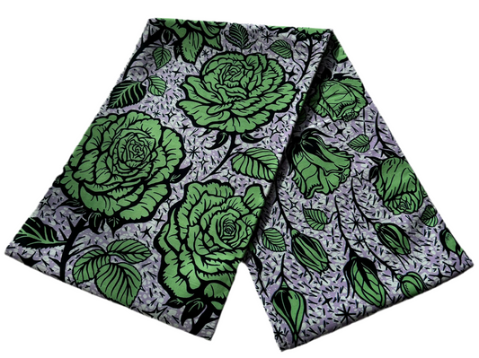 100 % Baumwolle Kitenge Waridi Kijani