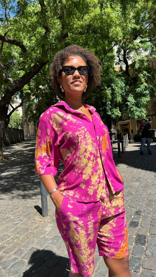 Mwali kafundwa shirt & short (Conjunto)