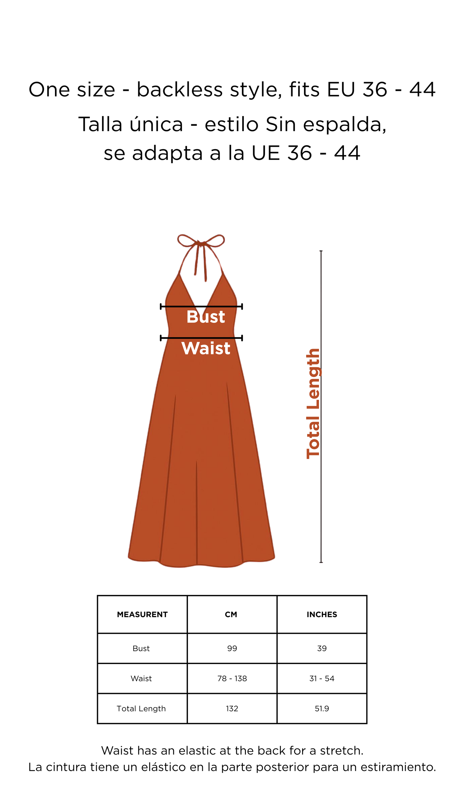 Mkeka juu 100% Bamboo dress